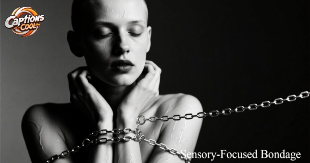 Sensory-Focused Bondage Captions