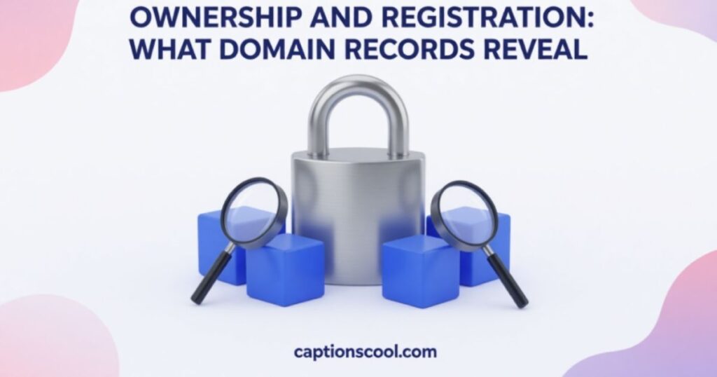 Ownership and Registration What Domain Records Reveal