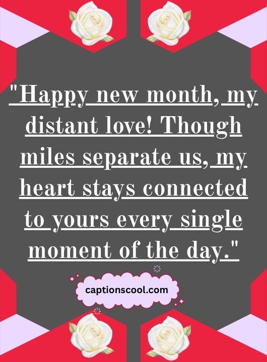 New Month Messages for a Love